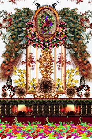 花卉印花花型图片