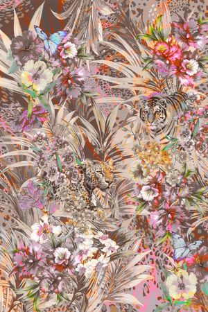 花卉印花花型图片
