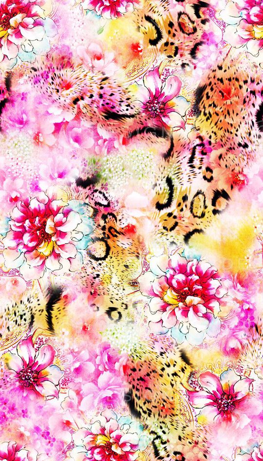 五彩印花花型图片