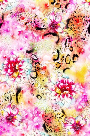 五彩印花花型图片