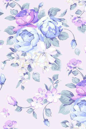 花朵印花花型图片