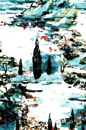 油画印花花型图片