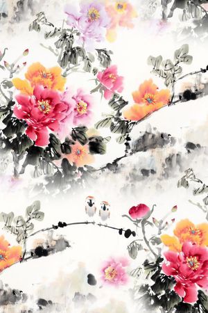 布匹印花花型图片