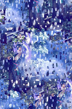 复古印花花型图片