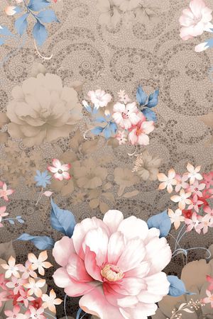 花卉印花花型图片