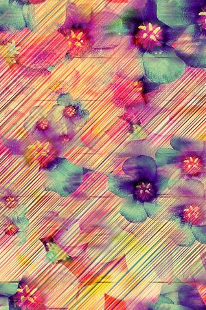 花卉印花花型图片