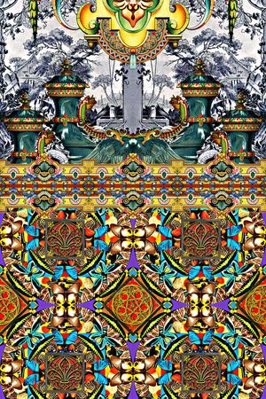 欧式印花花型图片