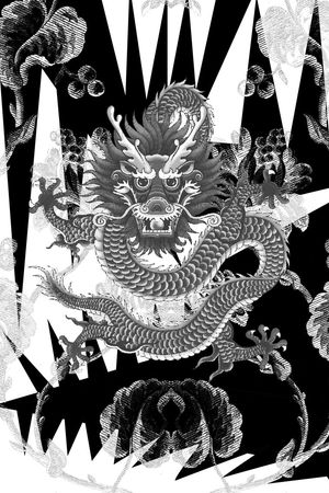 T恤卫衣印花花型图片