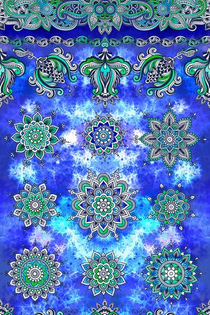 民族风印花花型图片