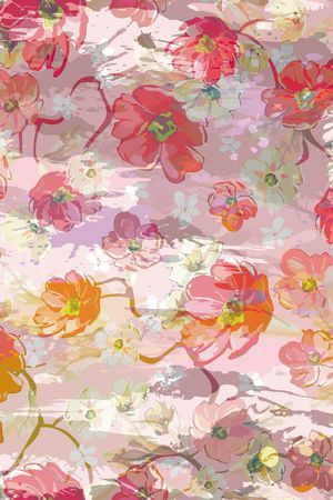 花卉印花花型图片