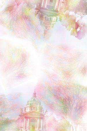 丝巾 长巾花型印花花型图片