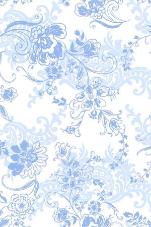 民族印花花型图片
