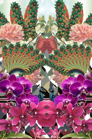 潮流时尚印花花型图片