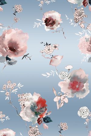 花卉印花花型图片