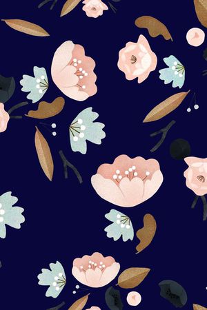插花印花花型图片