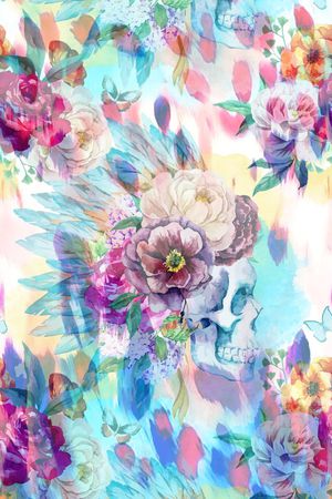 花卉印花花型图片