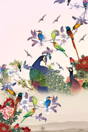 潮流时尚印花花型图片