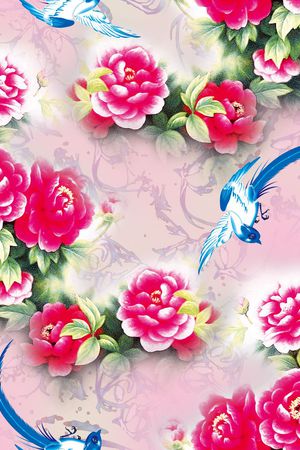 素雅印花花型图片