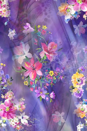 梦幻印花花型图片