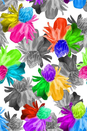 花卉印花花型图片