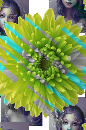 人物印花花型图片