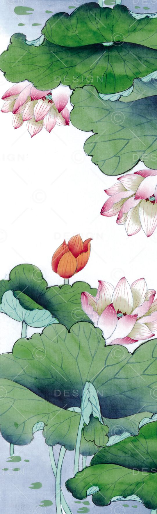 工笔印花花型图片