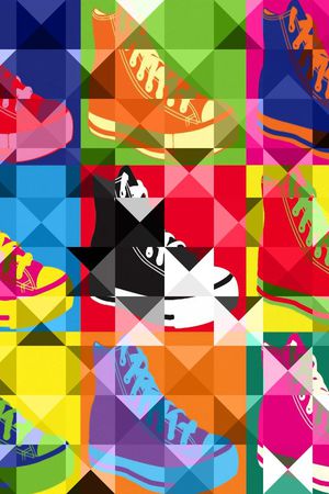 布鞋印花花型图片