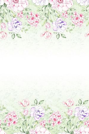 清新印花花型图片
