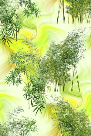 小清新印花花型图片