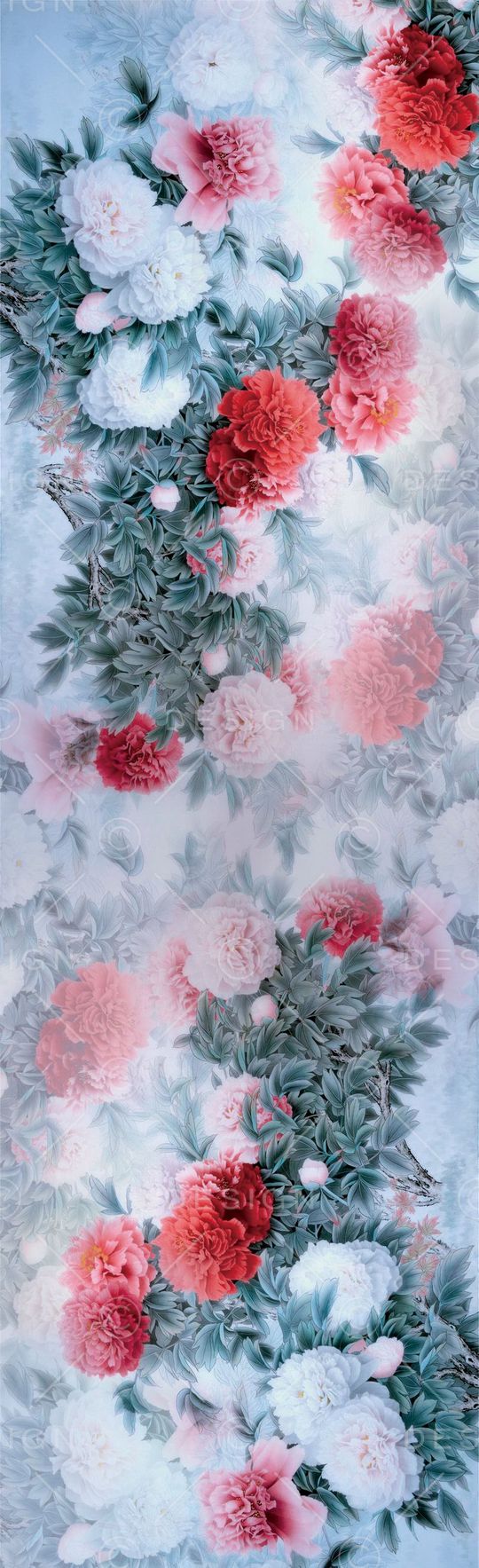 手绘印花花型图片