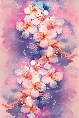花卉印花花型图片