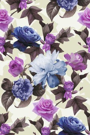 花卉印花花型图片