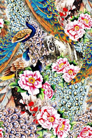 服装印花花型图片