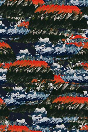 Yohji Yamamoto印花花型图片