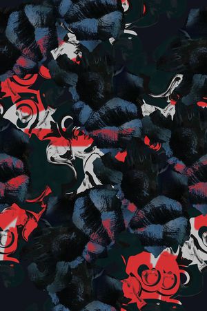 Yohji Yamamoto印花花型图片