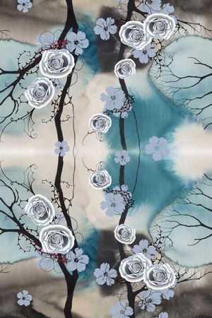 花卉印花花型图片