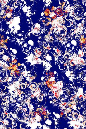 服装面料印花花型图片