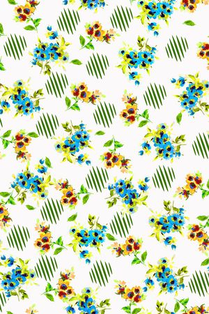 几何印花花型图片