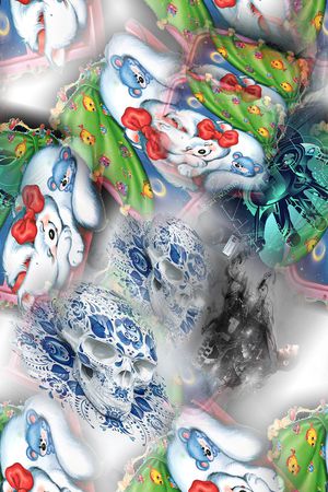 大牌印花花型图片