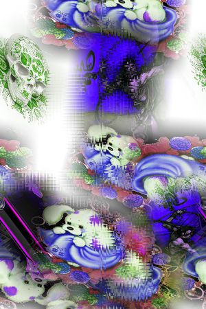 混搭印花花型图片