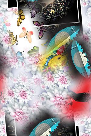 时尚印花花型图片
