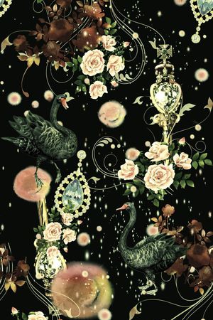 女装印花花型图片