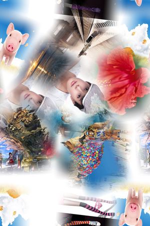 衬衣印花花型图片
