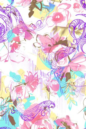 缤纷印花花型图片