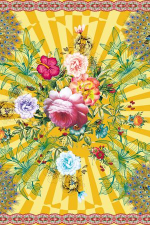 传统纹样印花花型图片