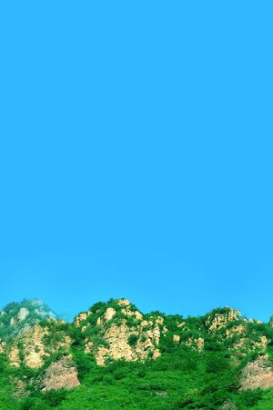 山川印花花型图片