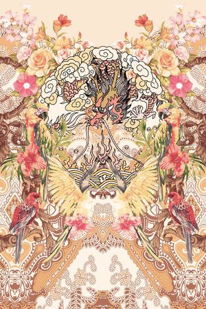 女装印花花型图片