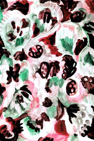Abstract flower印花花型图片