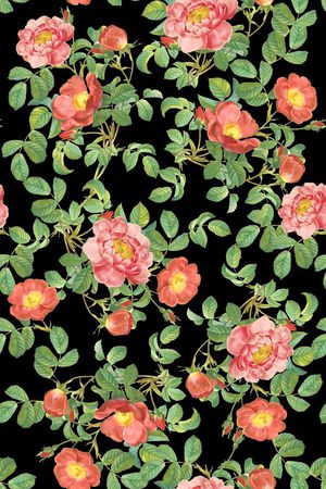 花卉印花花型图片