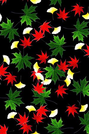 复古印花花型图片